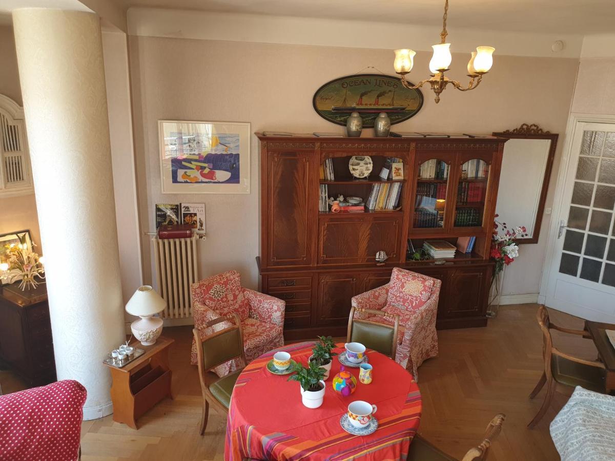 Grand Appartement Art Deco Plein Centre Face Gare Sncf Nice Luaran gambar