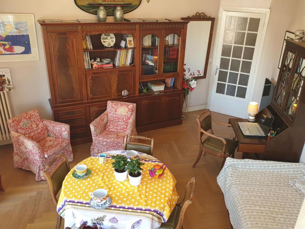 Grand Appartement Art Deco Plein Centre Face Gare Sncf Nice Luaran gambar